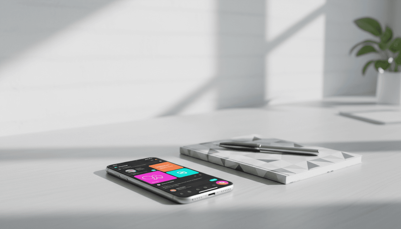 Social media marketing campaign on mobile device