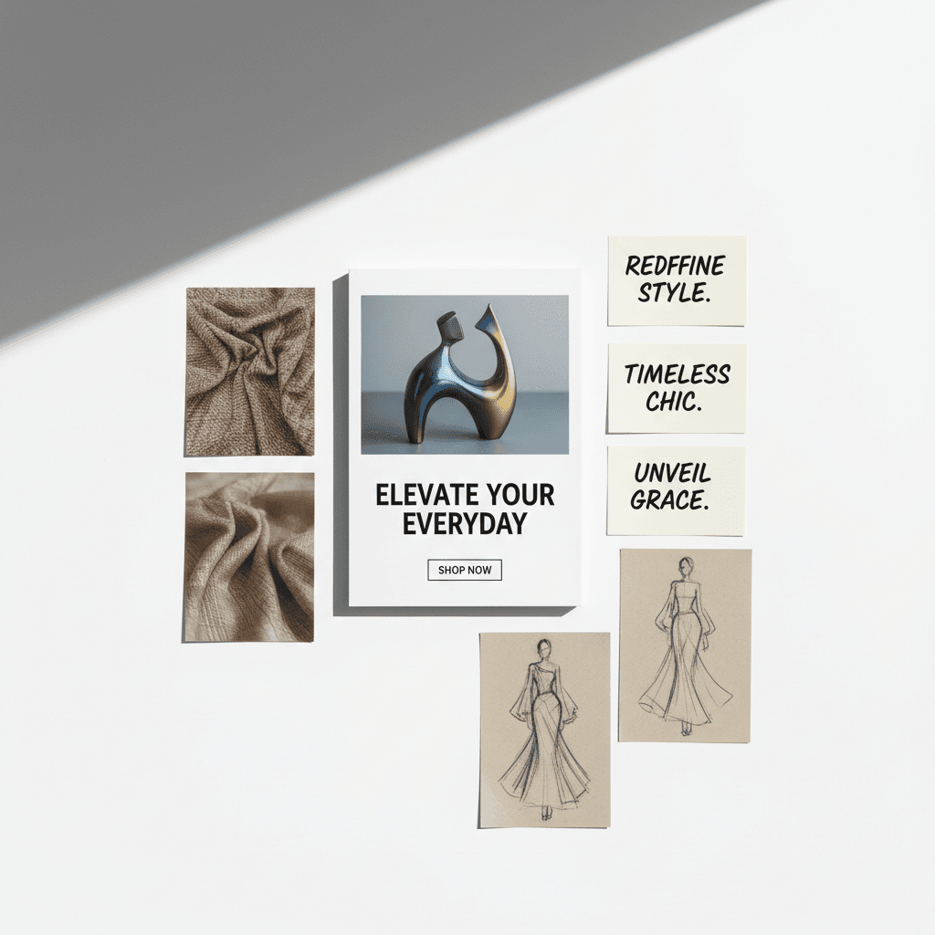 Digital ad creative mockups